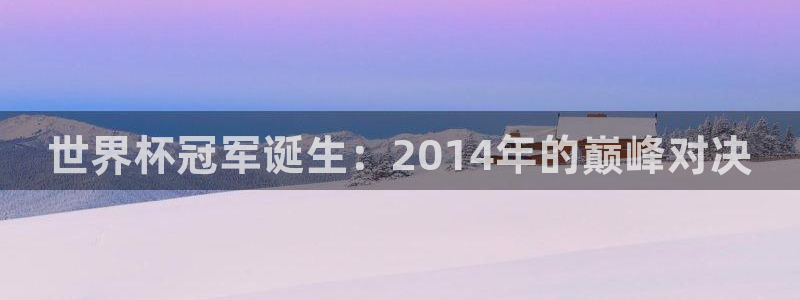 女足世界杯赛程:世界杯冠军诞生:2014年的巅峰对决