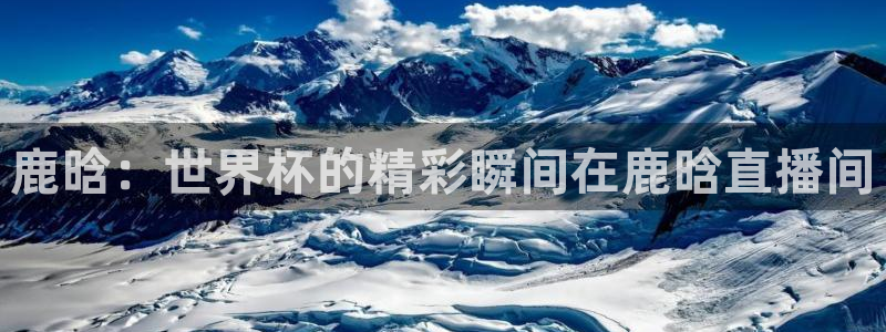 2026年足球世界杯赛程时间表:鹿晗:世界杯的精彩瞬间在鹿晗直播间